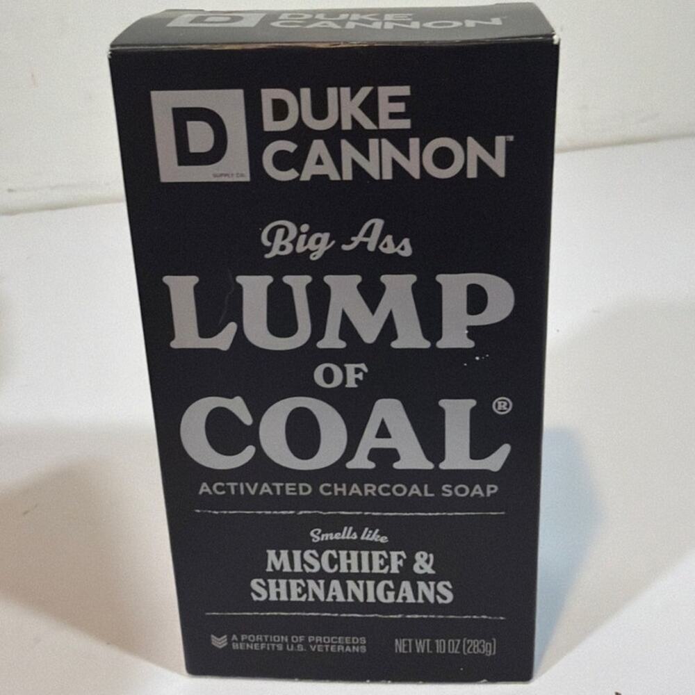 Duke Cannon Big Ass Lump Of Coal Big Brick of Soap for Men 10 oz Made In USA